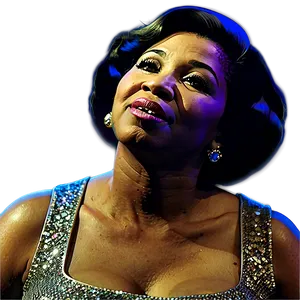 Aretha Franklin Historic Performance PNG Ako54 PNG