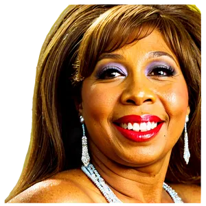 Aretha Franklin Timeless Smile PNG Sdv31