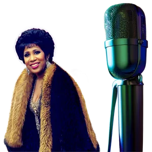 Aretha Franklin Vintage Photo Png 06252024 PNG image