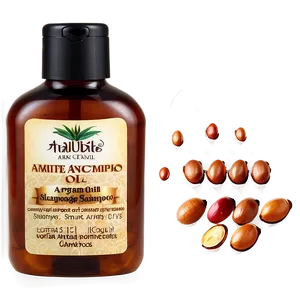 Argan Oil Shampoo Bottle Png 06132024 PNG image