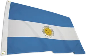 Argentinian Flag Waving PNG image
