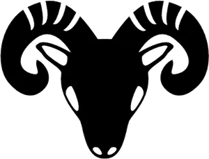 Aries Zodiac Symbol Graphic PNG image