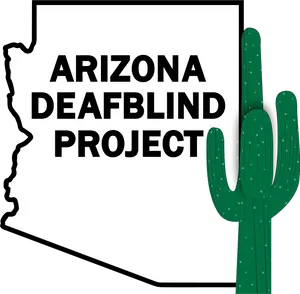 Arizona Deafblind Project Outlinewith Cactus PNG image