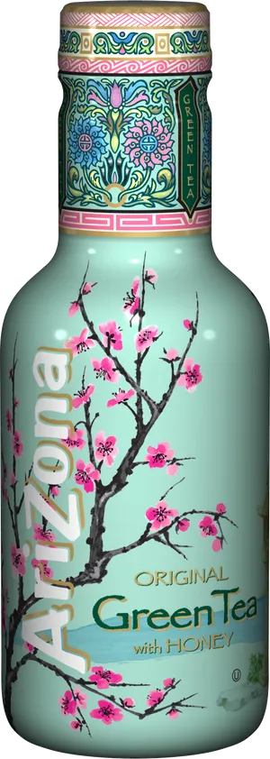 Arizona Green Teawith Honey Bottle PNG