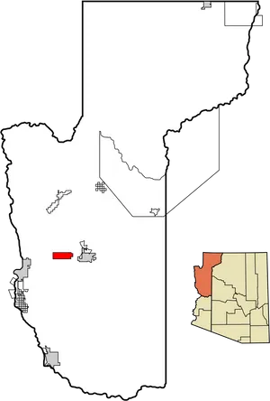 Arizona Map Outlinewith Counties PNG image