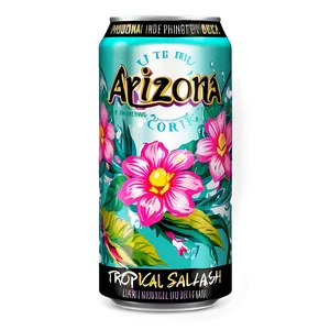 Arizona Tea Tropical Splash Png Cow30 PNG image