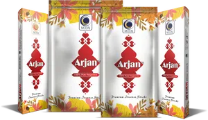 Arjan Incense Sticks Packaging PNG