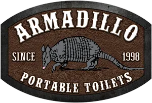 Armadillo Portable Toilets Logo1998 PNG