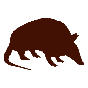 Armadillo Silhouette PNG image