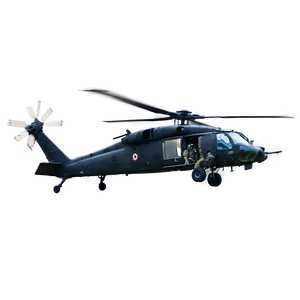 Armed Black Hawk Helicopter Png Gsp PNG image