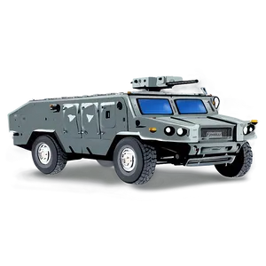 Armored Car Vector Print PNG 06202024
