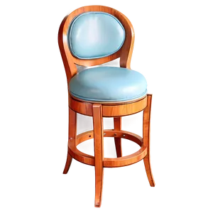 Art Deco Barstool PNG Iwa PNG