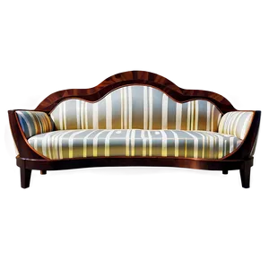 Art Deco Couch Png 05252024 PNG image