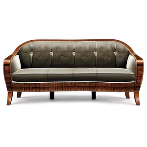 Art Deco Couch Png Yhg71 PNG image