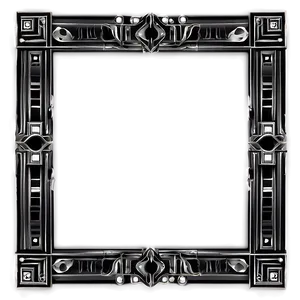 Art Deco Decorative Frame PNG 71 PNG