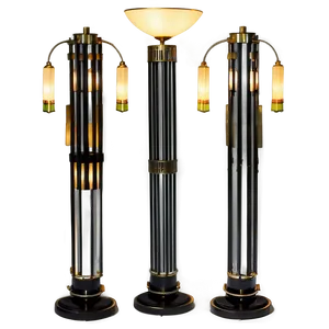 Art Deco Floor Lamp PNG 06122024 PNG