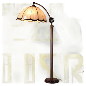 Art Deco Floor Lamp PNG 06122024 PNG