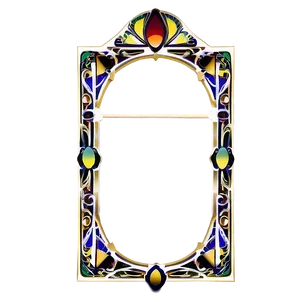 Art Deco Frame Design PNG Hlr PNG