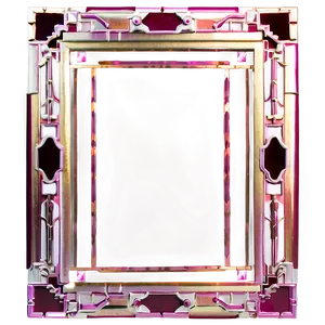 Art Deco Frame PNG Cvl73