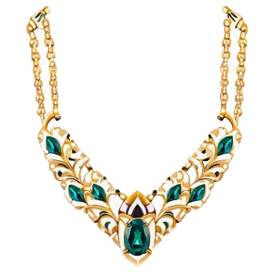 Art Deco Gold Necklace PNG 83 PNG