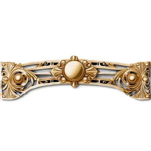 Art Deco Gold Trim PNG Bmx PNG