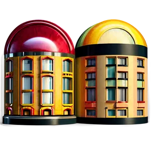 Art Deco Houses Png Tbx PNG image