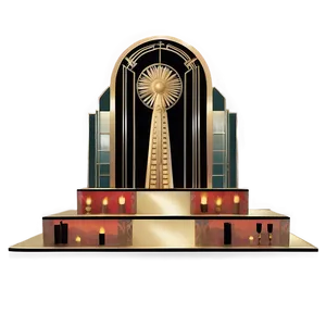 Art Deco Inspired Altar PNG Wix61 PNG