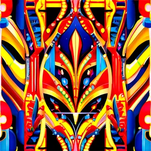 Art Deco Inspired Carpet PNG 05242024 PNG