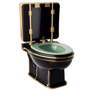 Art Deco Inspired Toilet Png 05042024 PNG image