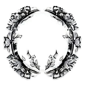 Art Deco Inspired Wreath PNG 05242024