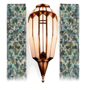 Art Deco Light Fixture PNG 06262024 PNG