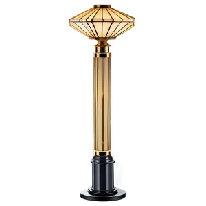 Art Deco Light Post PNG Isq