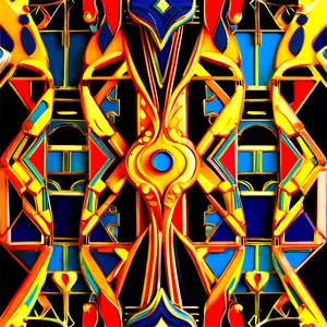 Art Deco Pattern Design PNG Jil24 PNG