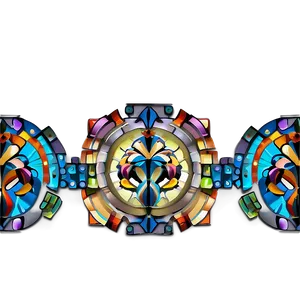 Art Deco Pattern PNG 05062024
