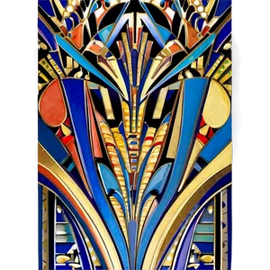 Art Deco Pattern PNG 05062024