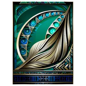 Art Deco Print PNG 06202024 PNG