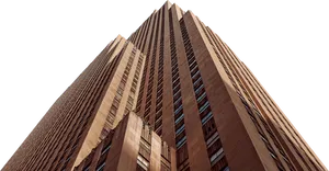 Art Deco Skyscraper Perspective PNG image