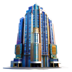 Art Deco Skyscraper Png Lfo11 PNG image