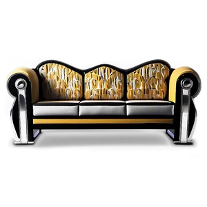 Art Deco Sofa Style Png Fgh PNG image