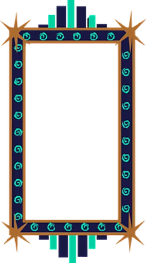 Art Deco Style Decorative Frame