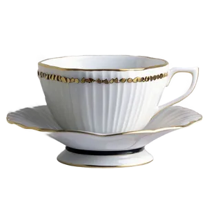 Art Deco Tea Cup Style PNG 05252024