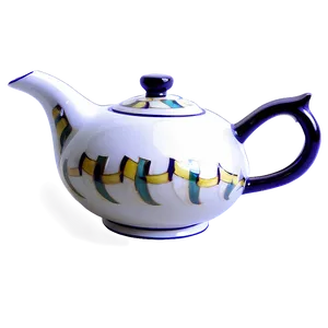 Art Deco Teapot Png 06132024 PNG image