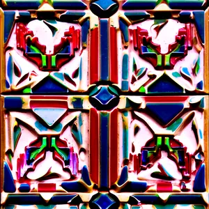 Art Deco Tile Floor PNG Wok4 PNG