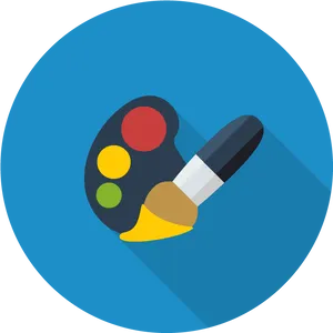 Art Paletteand Brush Icon