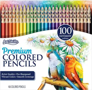 Art Skills Premium Colored Pencils Packaging PNG image
