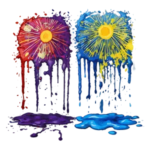 Art Therapy Splatter Technique PNG Mjh42 PNG