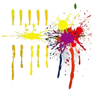 Art Therapy Splatter Technique PNG Omf PNG