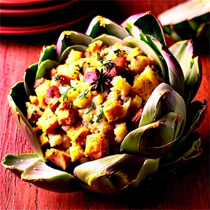 Artichoke Parmesan Stuffing PNG 79