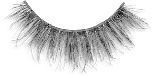 Artificial Eyelashon Black Background PNG image