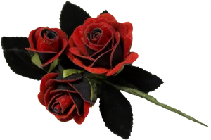 Artificial Red Rose Bouquet.png PNG image